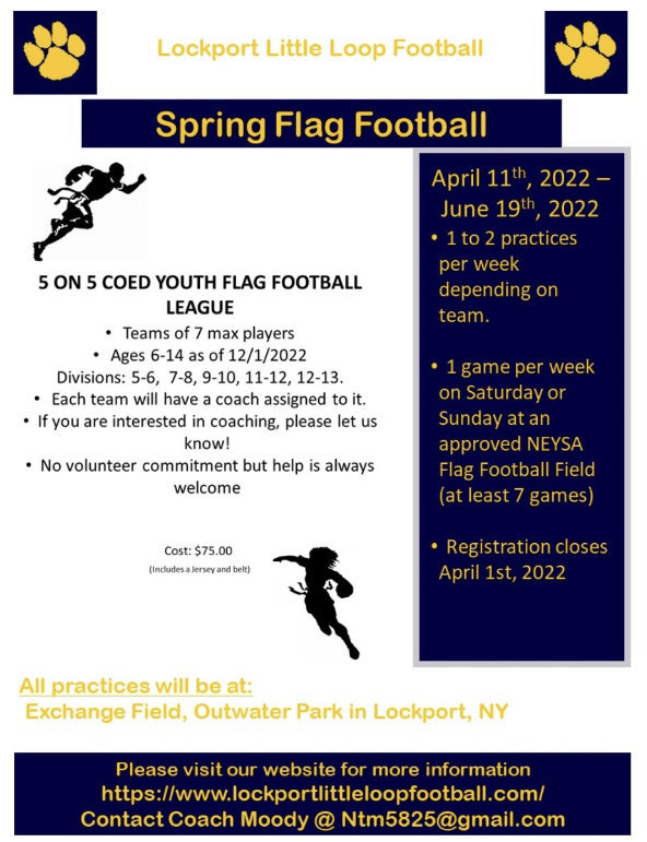 Lockport Little Loop Football Home Page