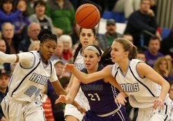 Aqeelah Williams, left; Emily Fiso, middle; Jordan McPhee, right