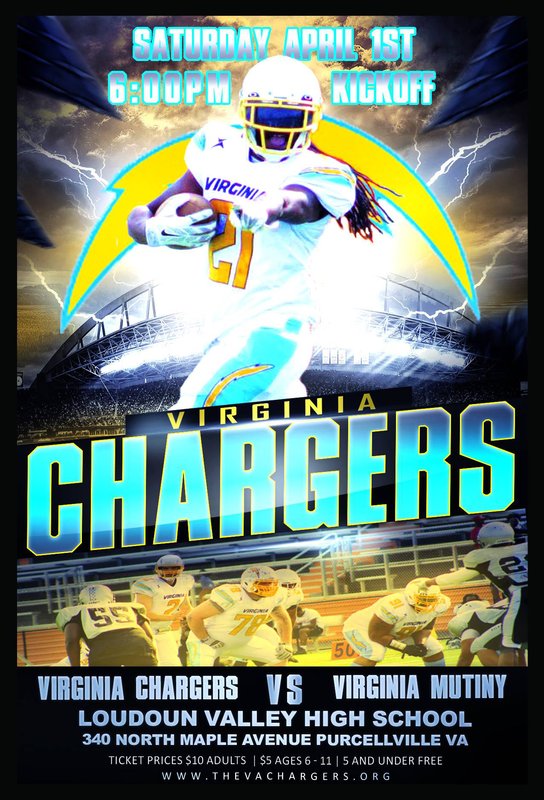 Virginia Chargers Minor League Football Team Home Page