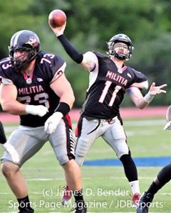 Kevin Oberg (11) and the Militia are 3-0