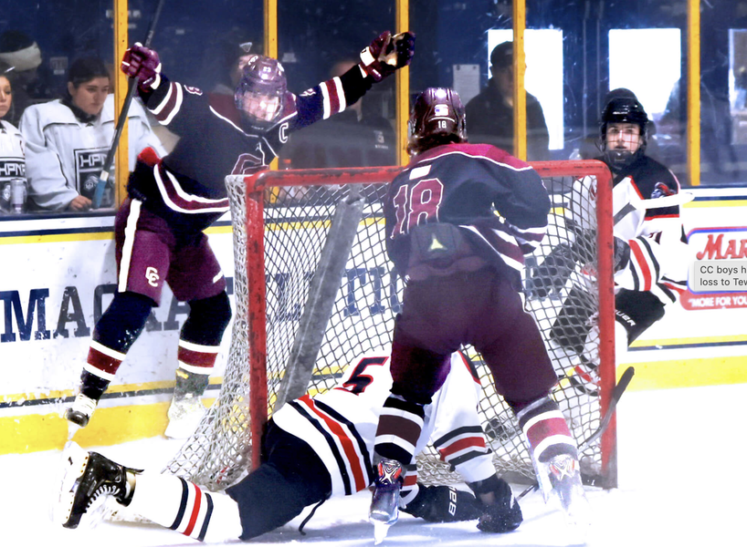 Stoddard Healy (23) celebrates after he scores