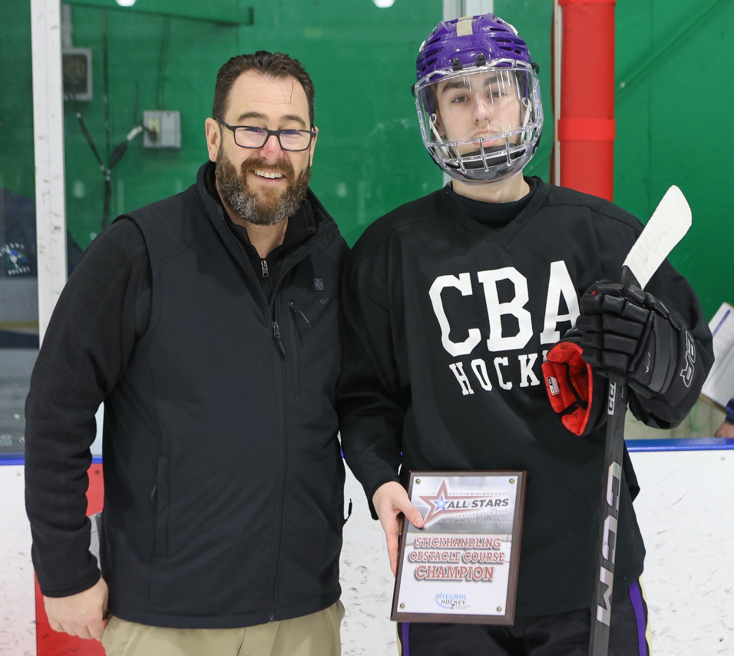 Stickhandling Obstacle Course Winner: