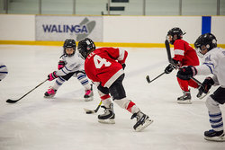Jackson Lee and Daehan Butler bust up the ice in Carman