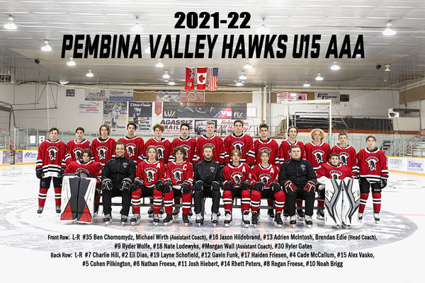 Pembina Valley Bantam AAA Hawks Home Page