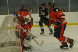 Vinny Capezza picked up is first junior hockey win