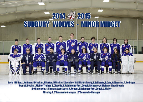 Sudbury Wolves Minor Midget Home Page