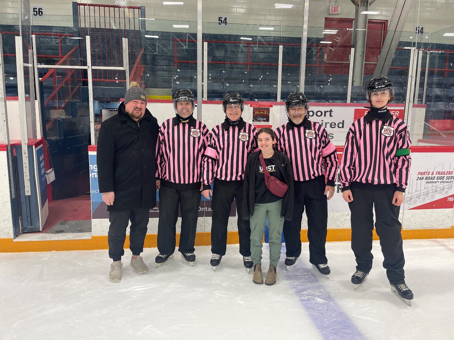 Officials for the Charity Game 