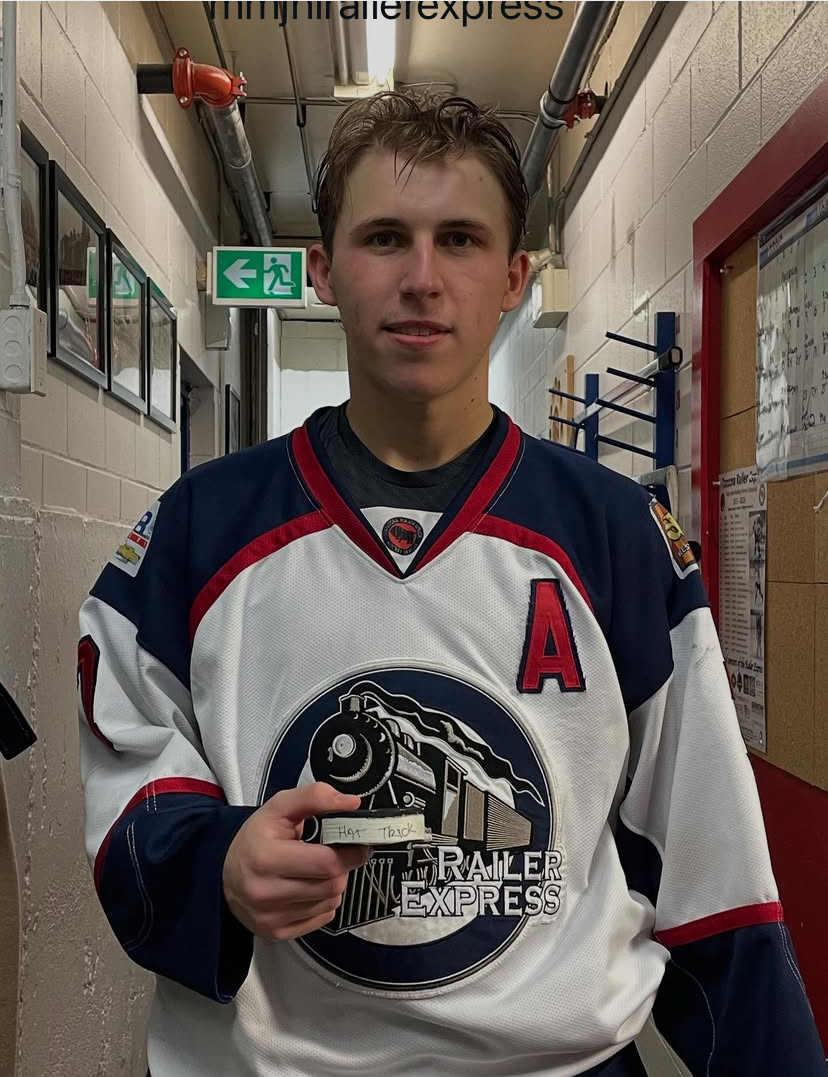 Defenseman Bruchanski - 1st MMJHL hattrick Oct18