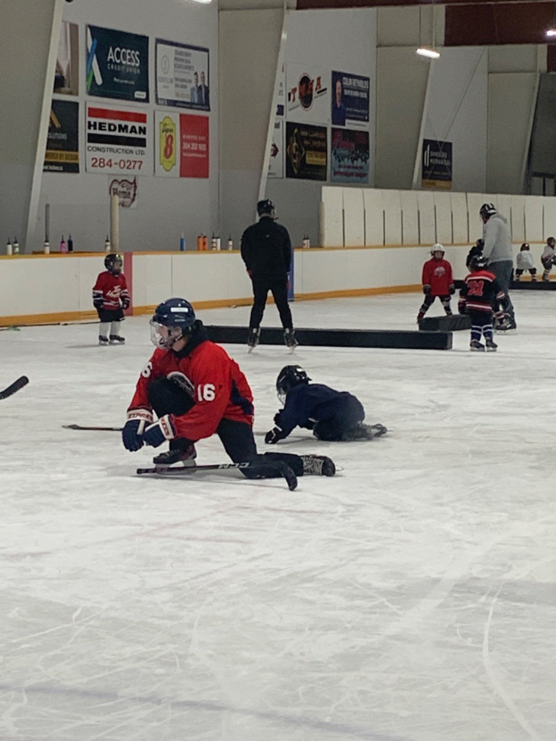 Competition is tough at minor hockey camp 