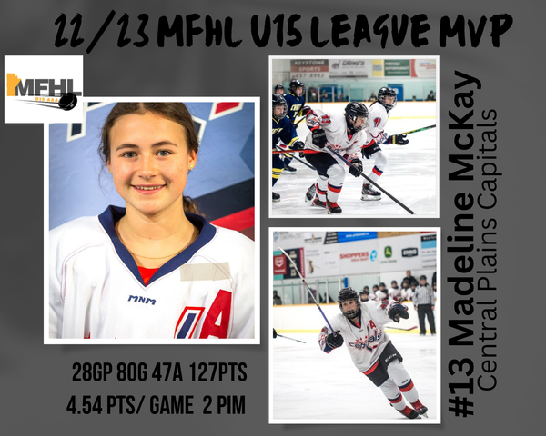 U15 AAA Manitoba Female Hockey League Home Page