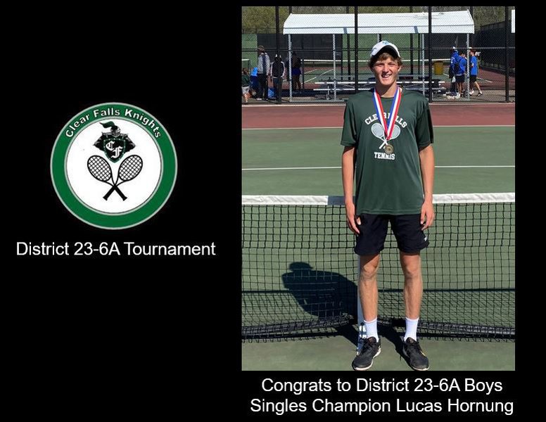 Lucas Hornung Wins 23-6A District Tournament