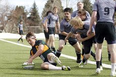 Connor Kissler touches down vs SWARM Connor Kissler touches down vs SWARM