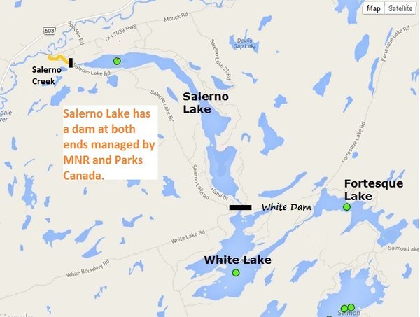 White Lake Ontario Map Our Water