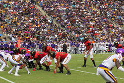 PV's Jalen threw 3 TD's to help beat GSU 22-16