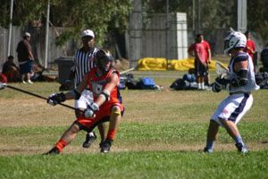Corey Clears ball in Sonoma Tourny
