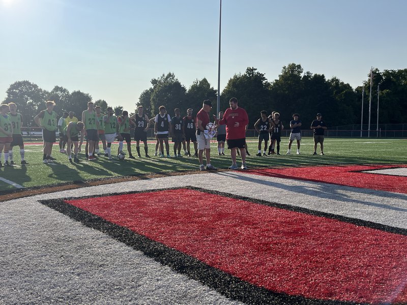 UHS Soccer Founder John Harvey Honored at Halftime