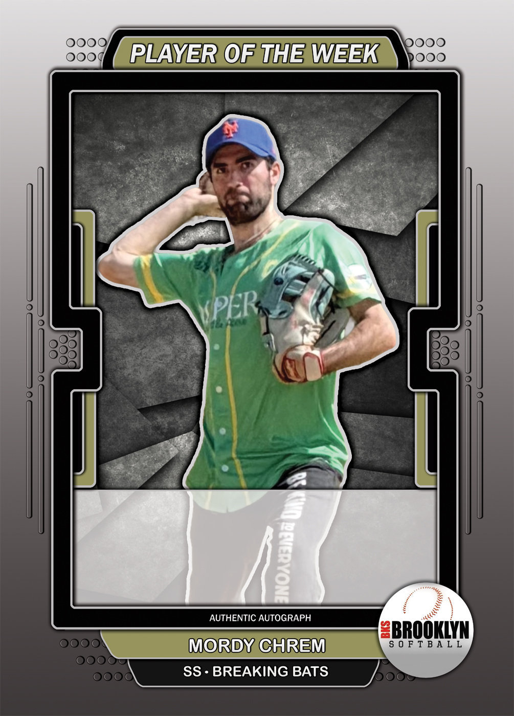 Mordy Chrem Card