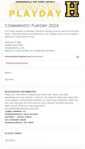 Clink on Link to Register